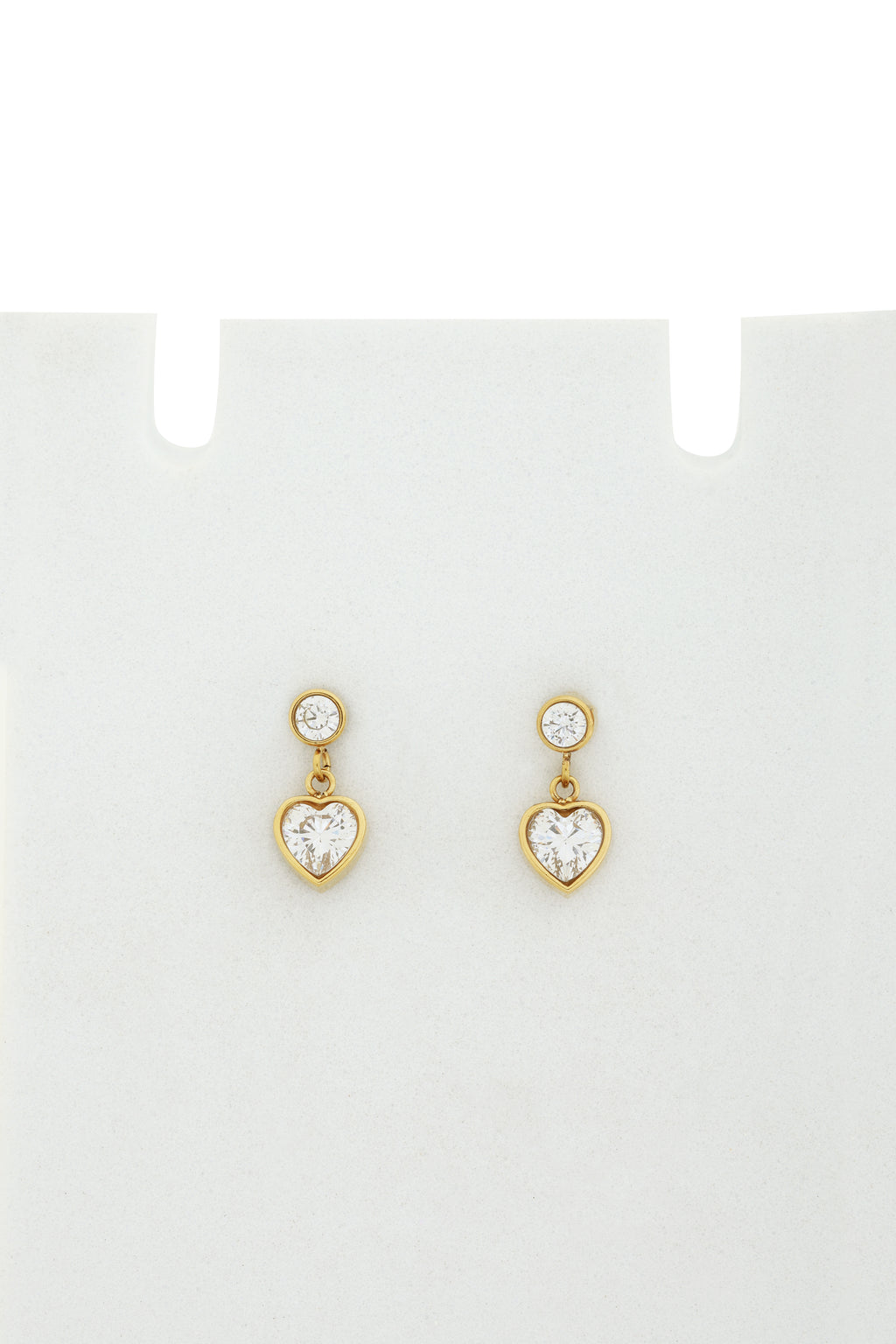 Heart STone Earrings