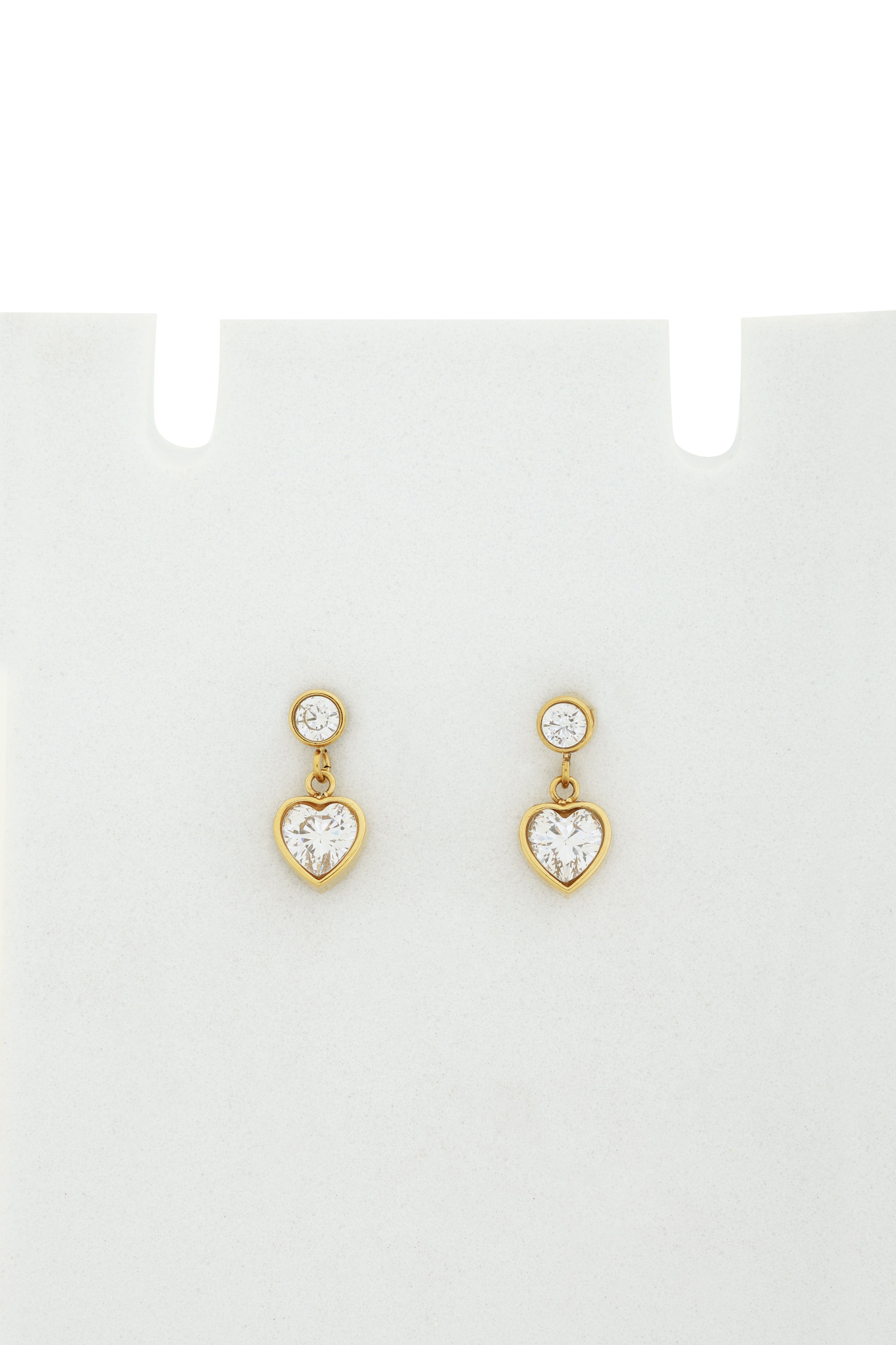 Heart STone Earrings