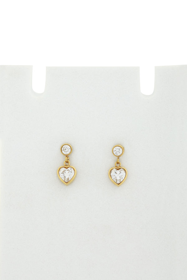 Heart STone Earrings