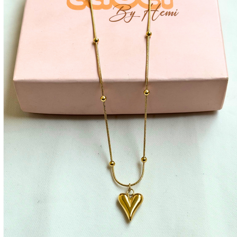 Gold Heart Necklace