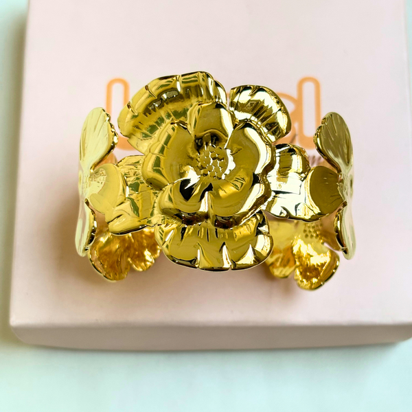 Flowers cuff Bracelet