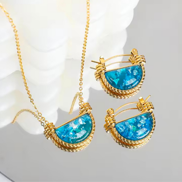 Blue Miva Necklace