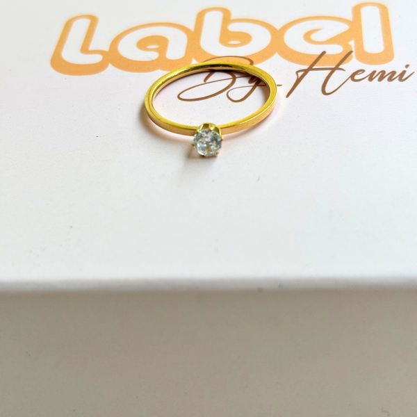Small Soliatire Ring