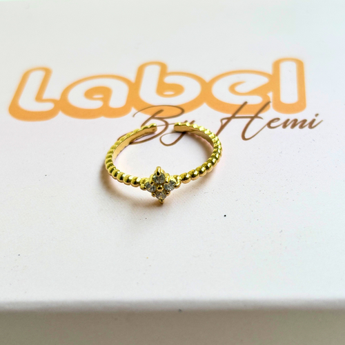 Adjustable Flower Ring