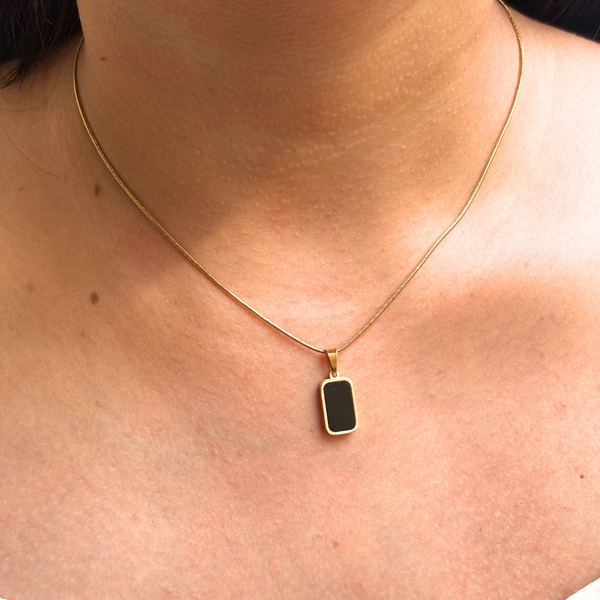 Rectangle Reversible Necklace