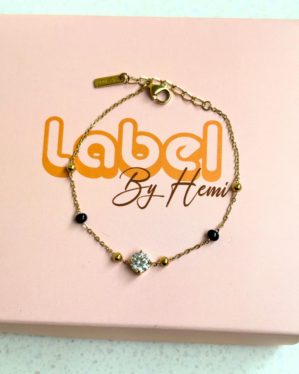 Black beads hand  mangalsutra