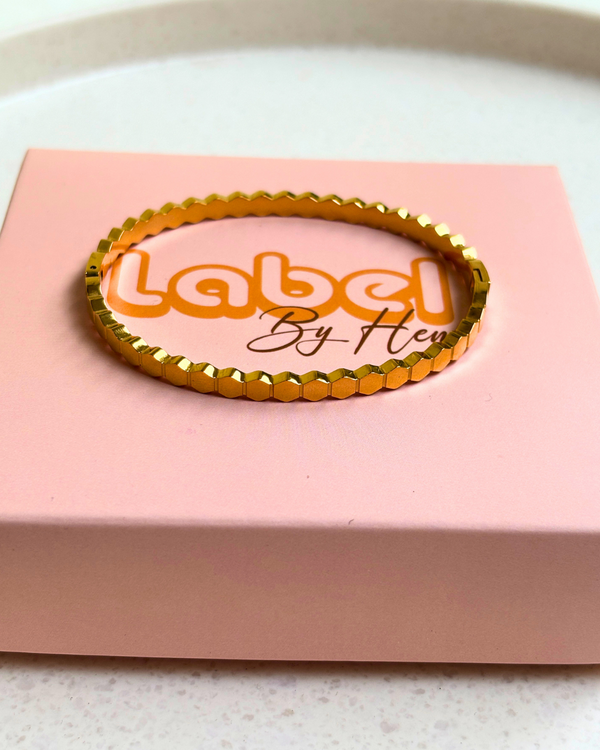 Plain Hexagon Bracelet