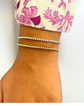 Slim Tennis Bracelet