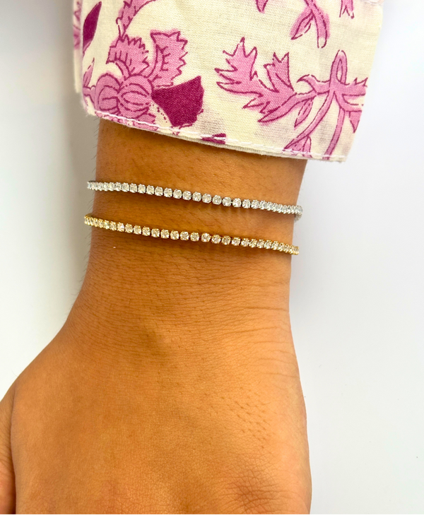 Slim Tennis Bracelet