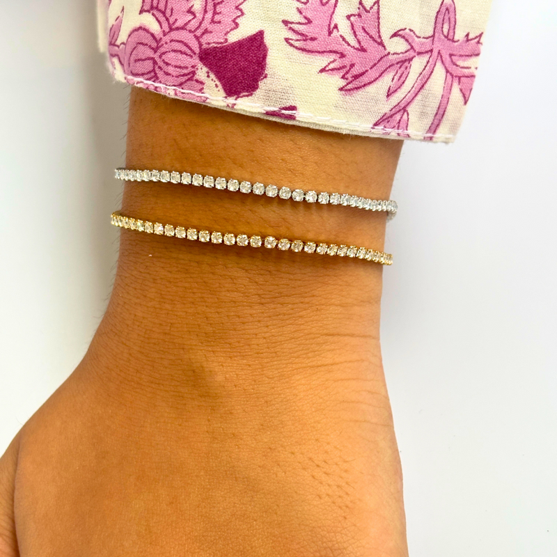 Slim Tennis Bracelet