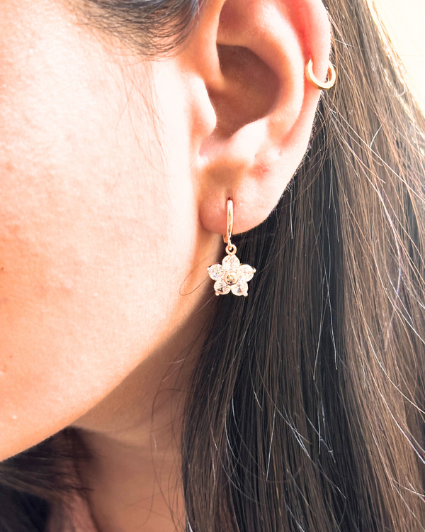 flower hang Hoops