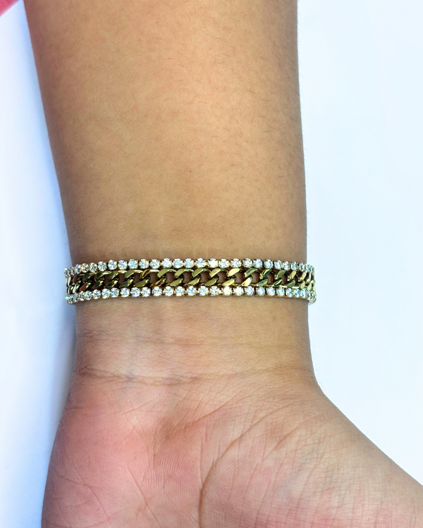 Link tennis bracelet
