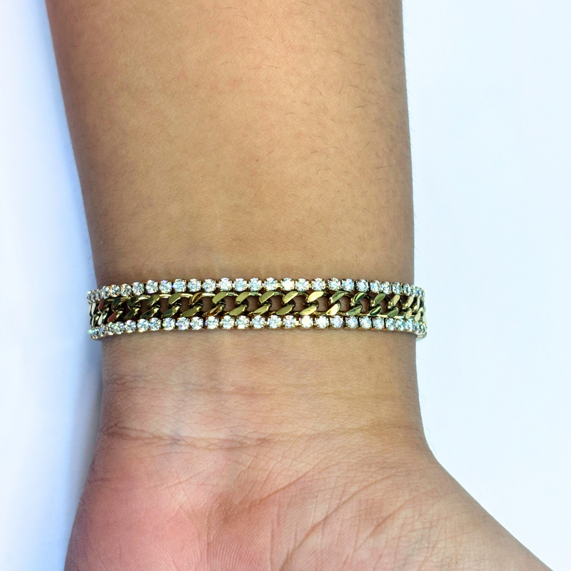 Link tennis bracelet