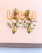 Shell stones earrings