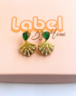 Shell pearls earrings
