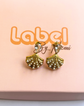 Shell pearls earrings