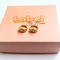 Almond stone hoops