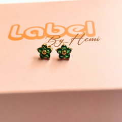 5 petal Stone Studs