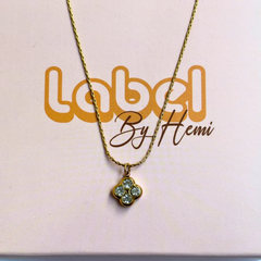 clover cut  Necklace
