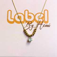 stone ball  Necklace