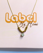 stone ball  Necklace