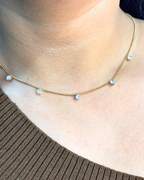 Stones charm necklace
