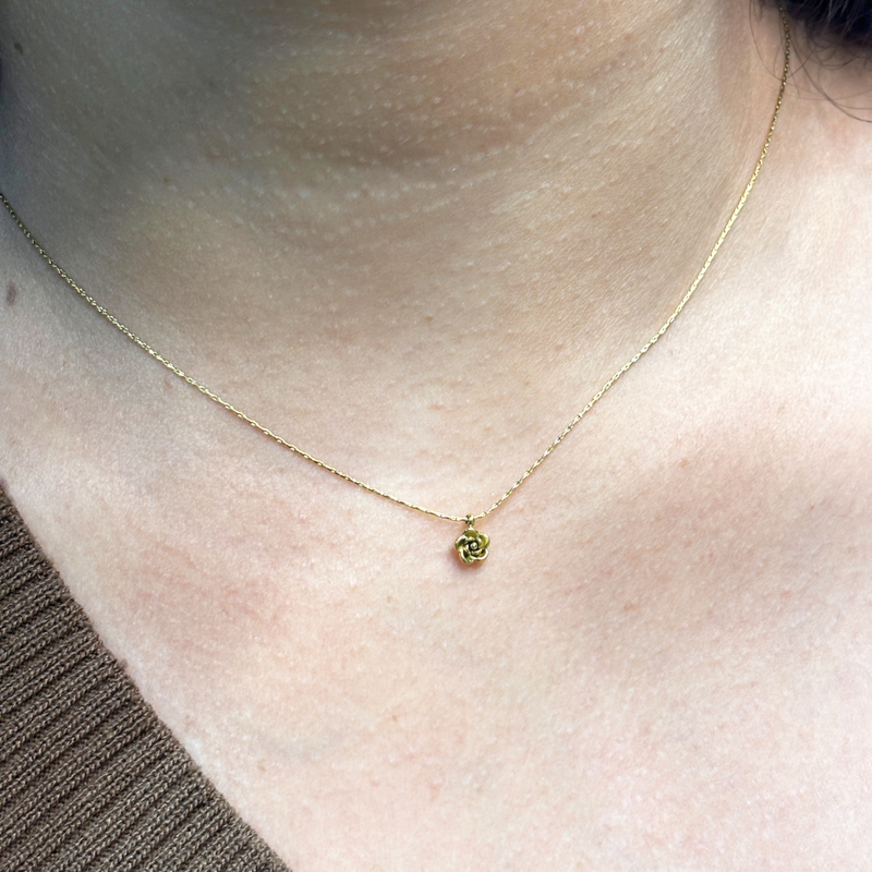 Mini Rose Necklace