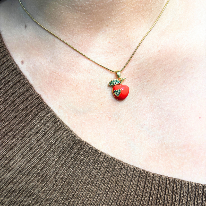 Apple Necklace