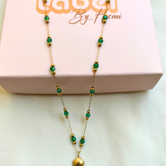 Shell Green Necklace