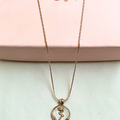 MOP Rose Necklace