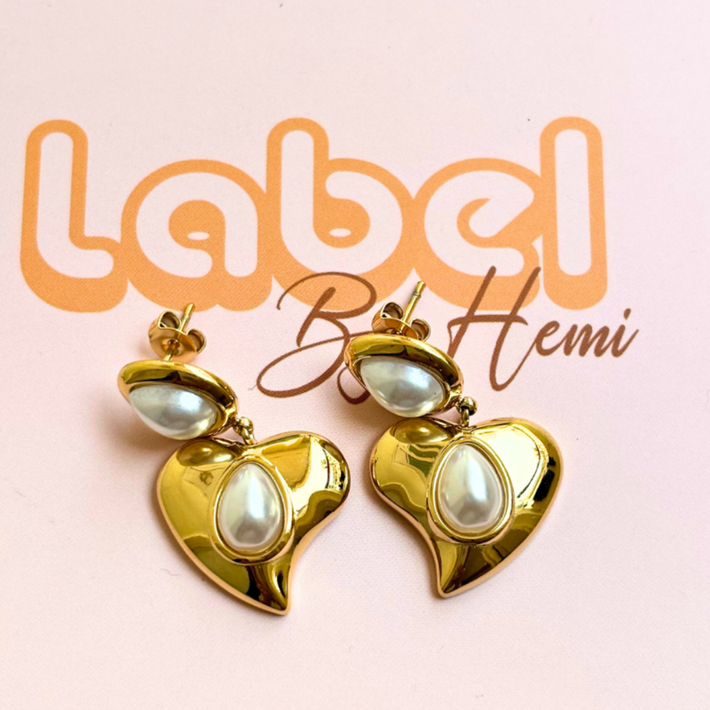 Heart Pearl Set