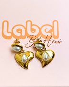 Heart Pearl Set