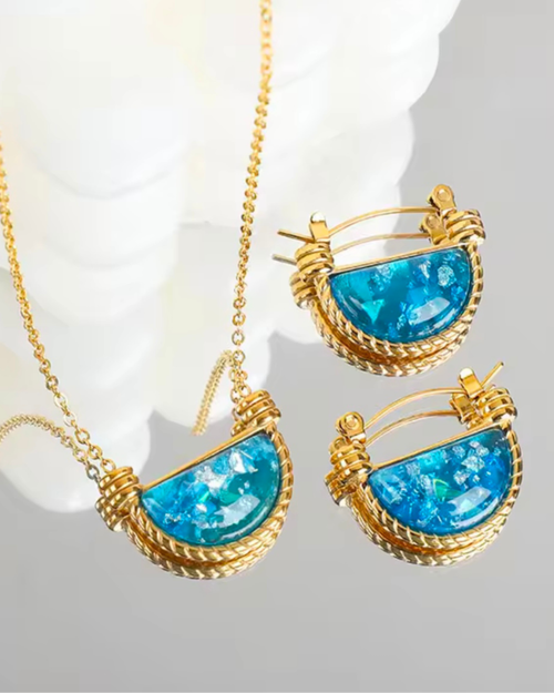 Blue Miva Necklace
