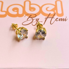 S925 Soliatire Studs