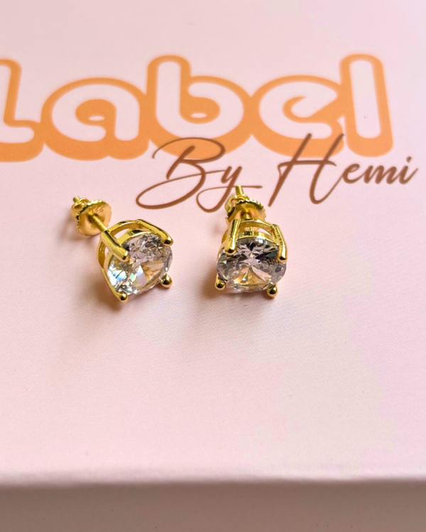 S925 Soliatire Studs