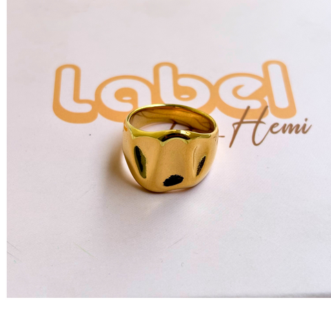 Jazzy Gold plated Ring