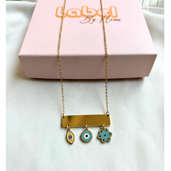 Evil eye Charm Necklace