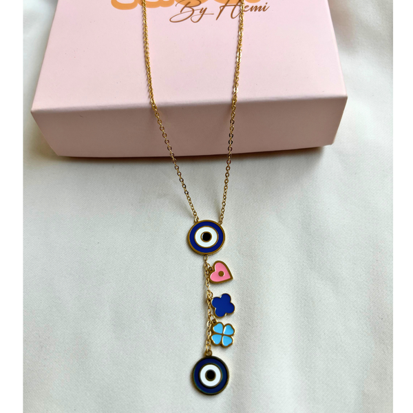 Evil eye Oracle Necklace