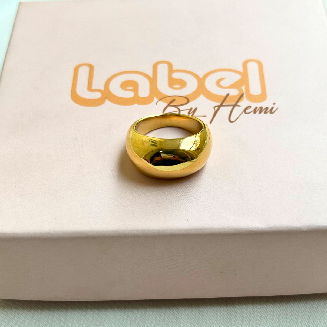 Plain Chunky Ring – Label By Hemi