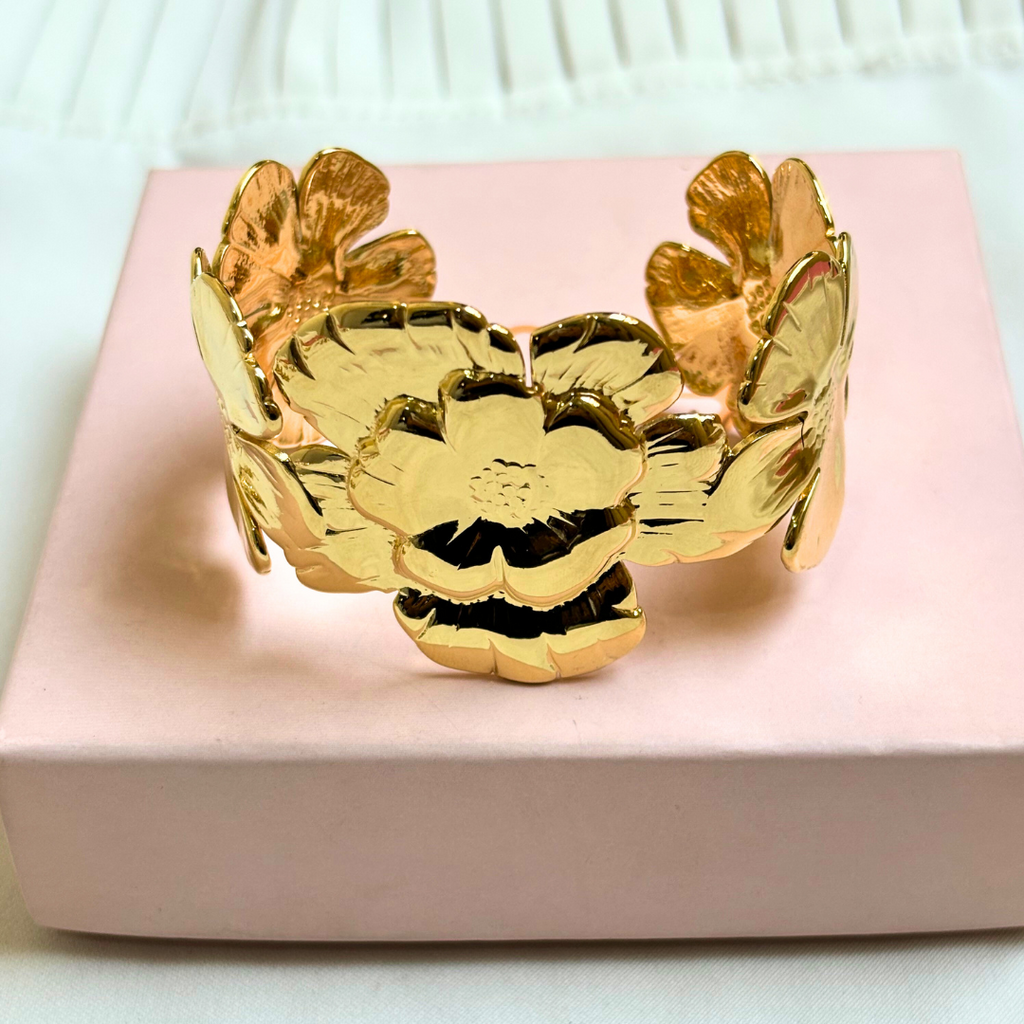 Flowers cuff Bracelet