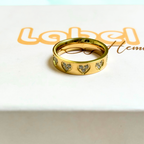 Heart stone Ring