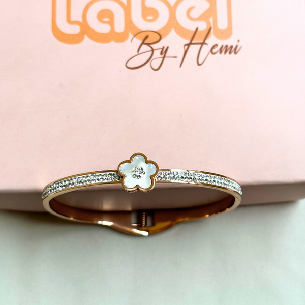 Mop Flower Small Bracelet