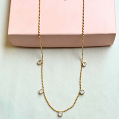 Stones charm necklace