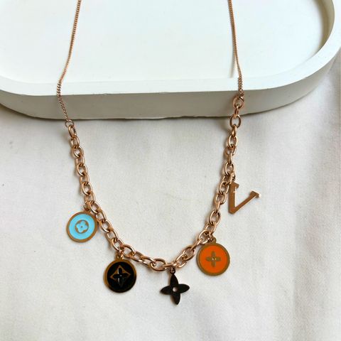 Colour Enamel Necklace