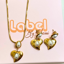 Heart Pearl Set