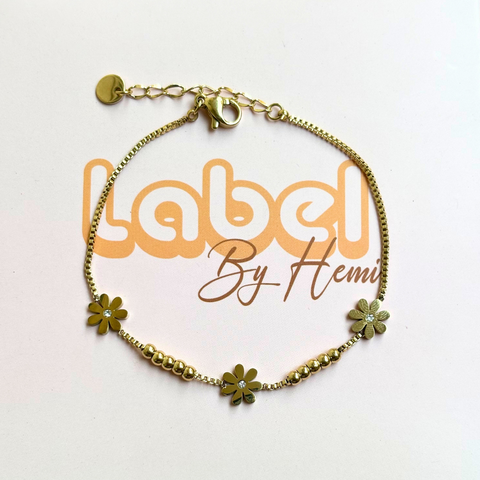 Flower charm Bracelet