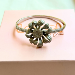 Flower Silver Bracelet