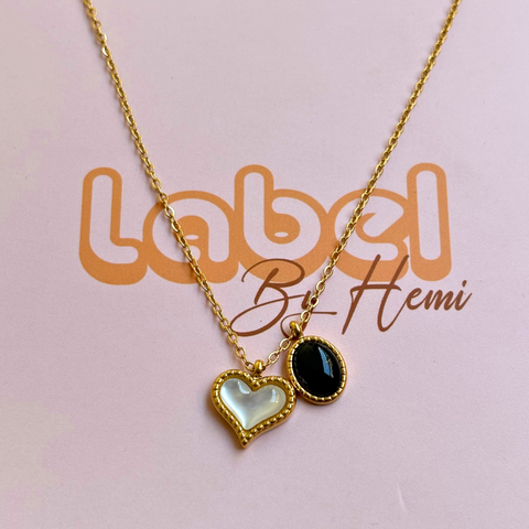 Black heart Necklace