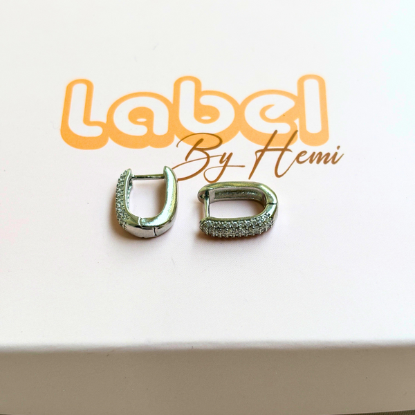 Silver Hoops