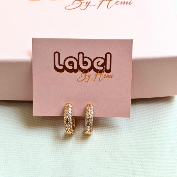 Full stone Hoops